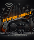 Radio Frogga Starter Groove Paket – Basispaket mit Gitarre, Mikrofonen und Radiowellen.